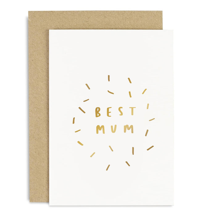 Best Mum Confetti Card