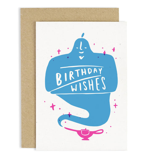 Birthday Wishes Genie Greeting Card