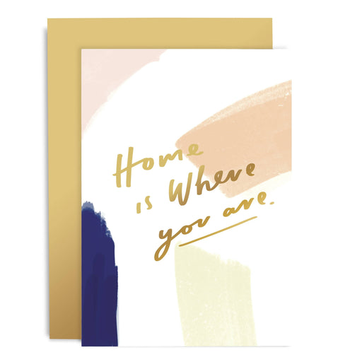 Home Is Where You Are Brushwork Card