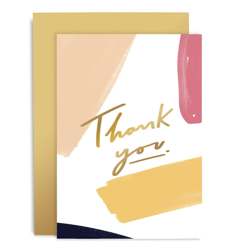 Thank You Brushworks Greeting Card