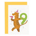 tiger 9th birthday card