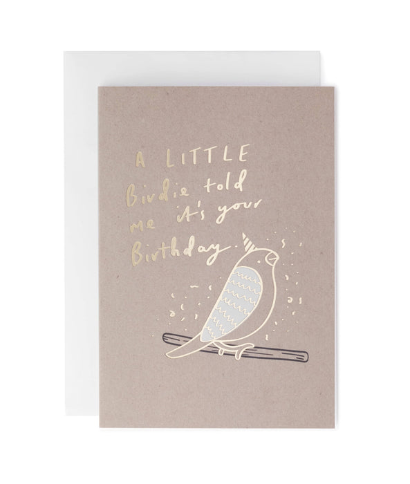 Birthday Birdie Greeting Card