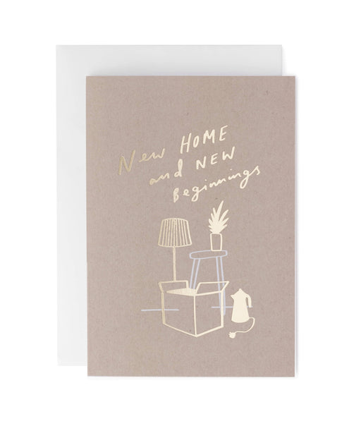 New Home New Beginnings Greeting Card
