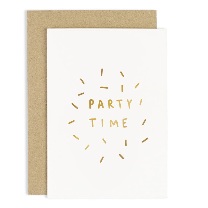 Party Time Confetti Greeting Card