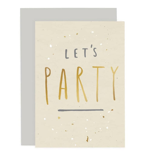 let's party greeting card