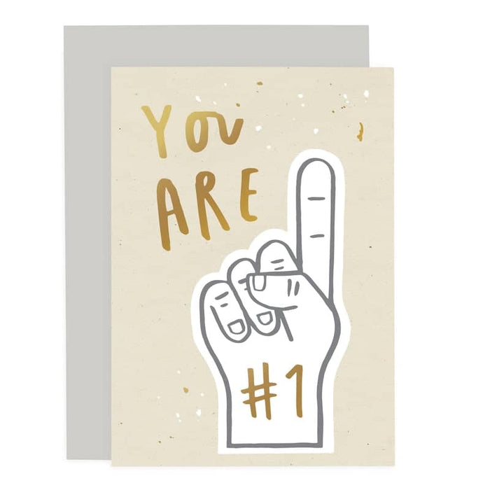 you are no 1 card