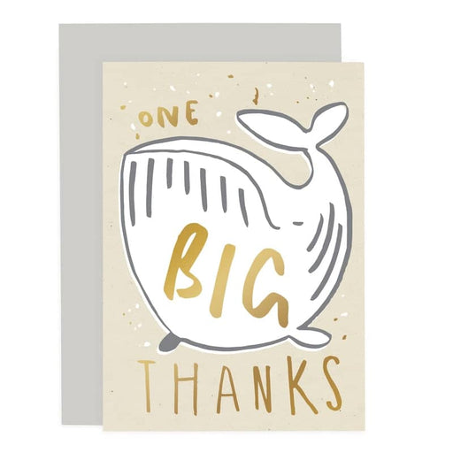 thank you whale card