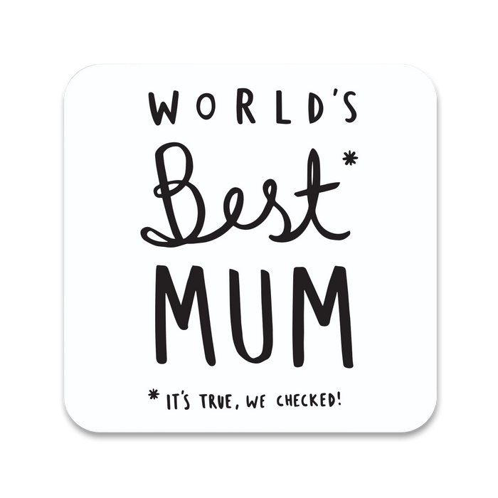 World's Best Mum Coaster 