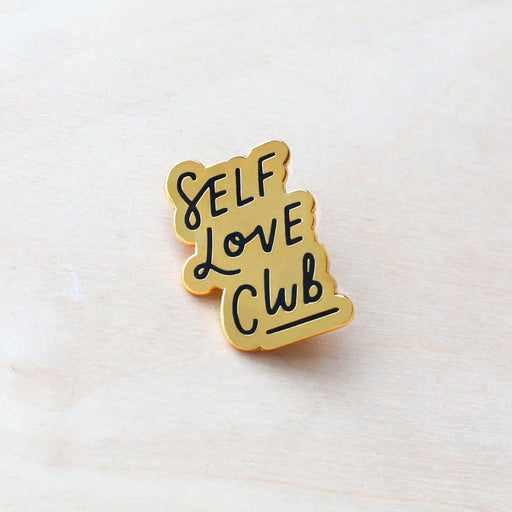 self love club enamel pin