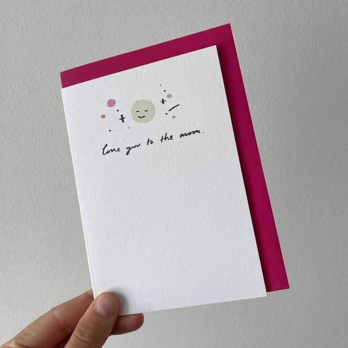 Love You To The Moon and Back Little Notes Card