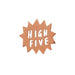 High five enamel pin