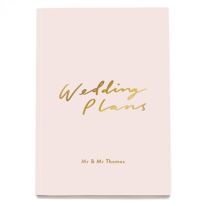 Wedding Plans Personalised Notebook