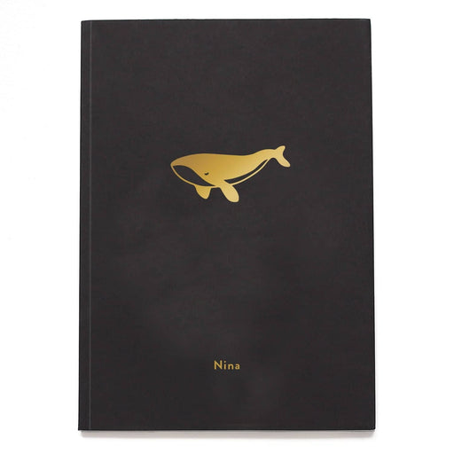Whale Personalised Notebook