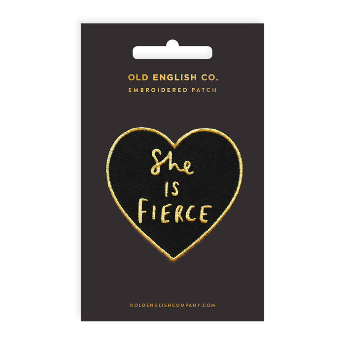 She is Fierce Embroidered Patch