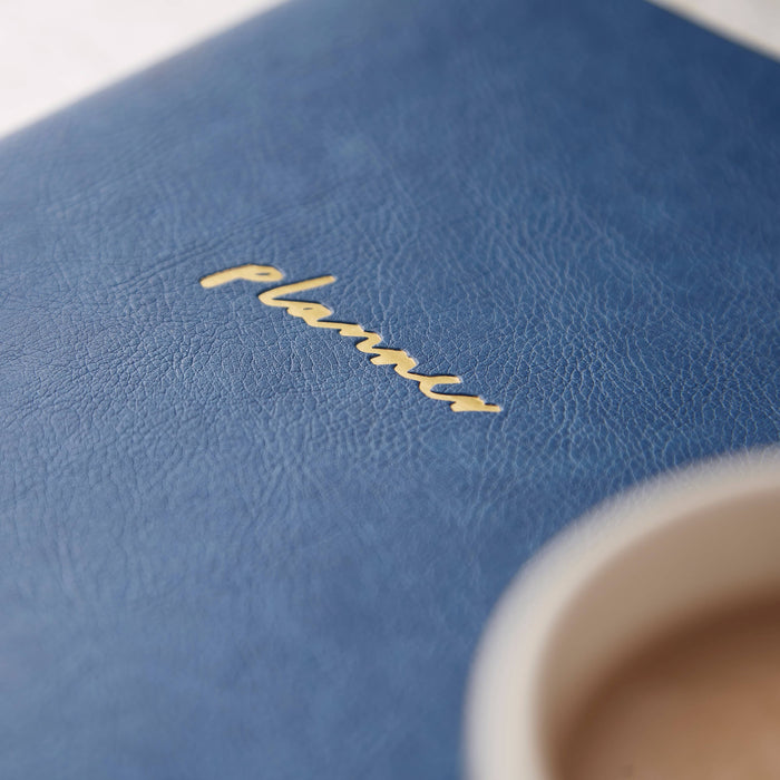 Daily Planner Book - Navy Blue