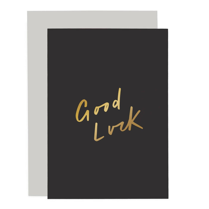 Good Luck Sentiments Card