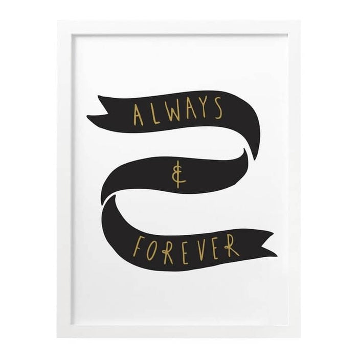 Always and Forever Anniversary Print