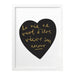 French Amour Heart Print