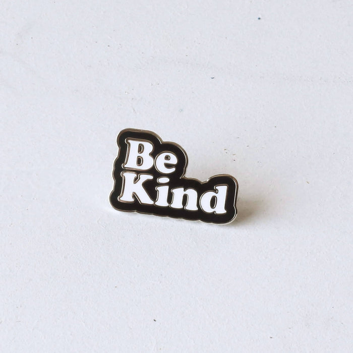 Be Kind Typography Enamel Pin