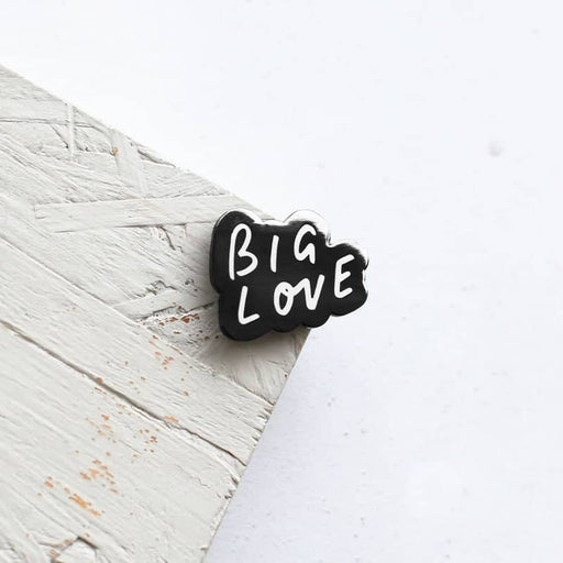 big love enamel pin