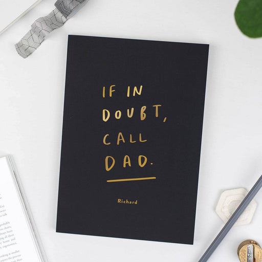 Personalised Dad Notebook 