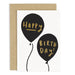 happy birthday balloons card