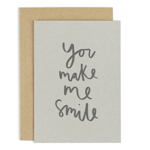 you make me smile card