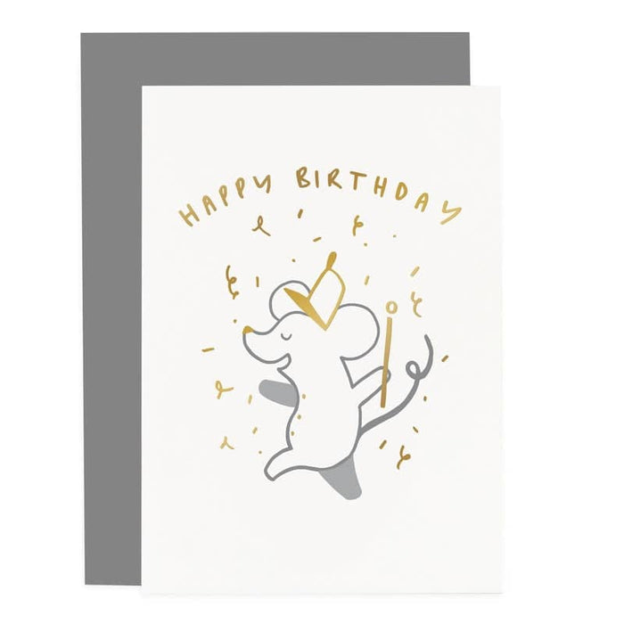 birthday mouse marching band card