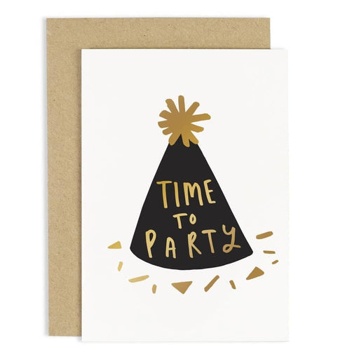 time to party birthday card