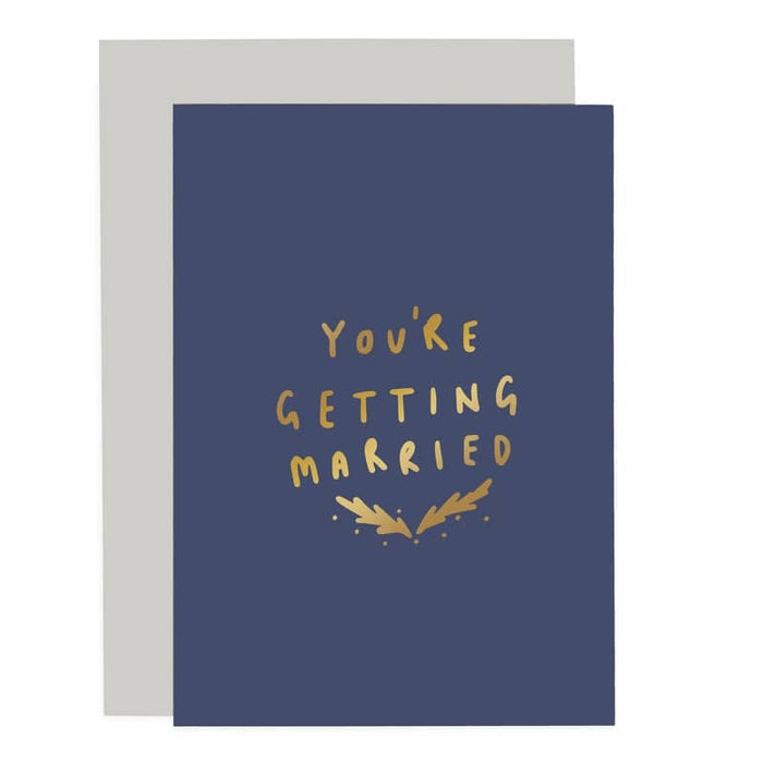 you're getting married greeting card