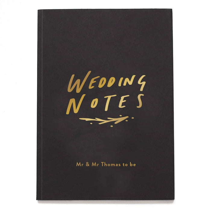 Wedding Notes Personalised Notebook