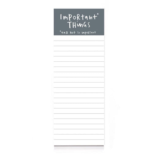 Important Things DL Notepad