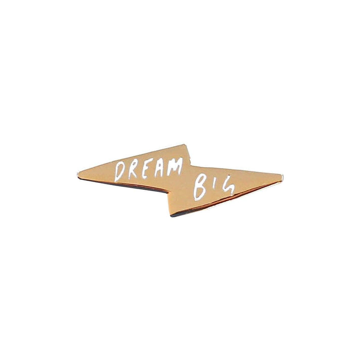 dream big enamel pin