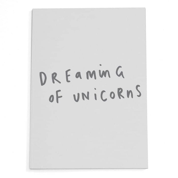 dreaming of unicorns a5 notebook