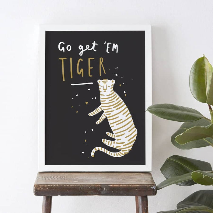 go get em tiger print