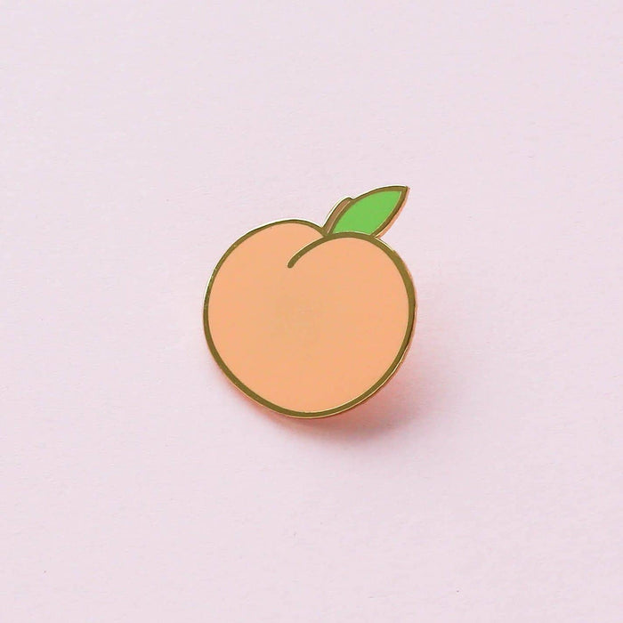 Peach Fruit Enamel Pin