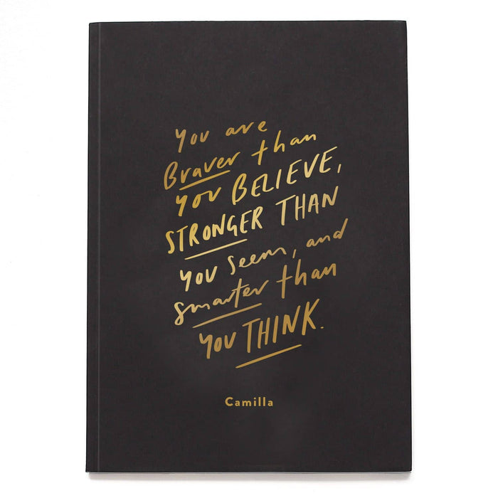 Braver Than You Think Personalised Notebook