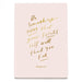 Pink Do Something Today Personalised Notebook 