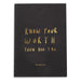 know your worth foil notebook