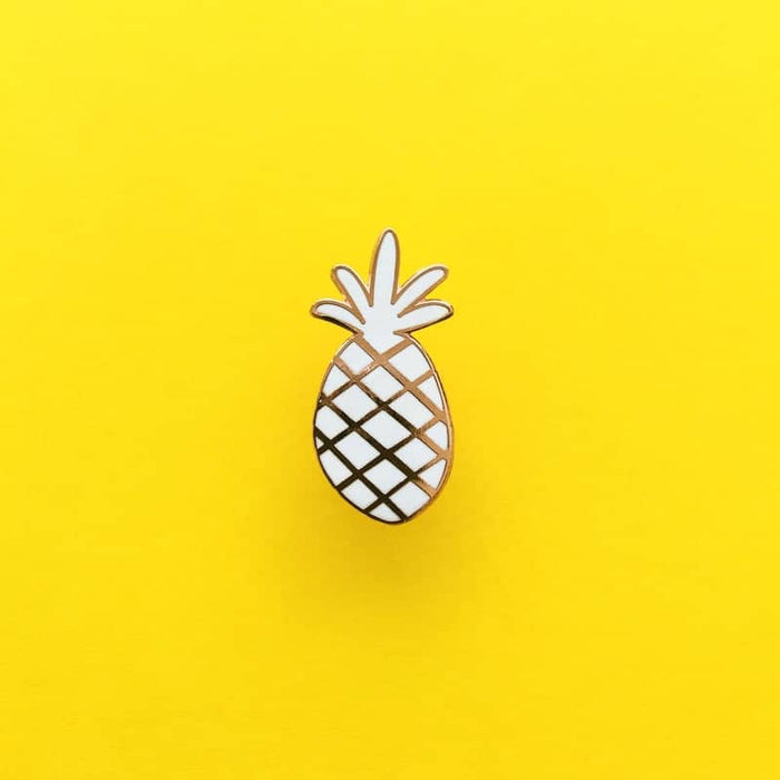 pineapple enamel pin