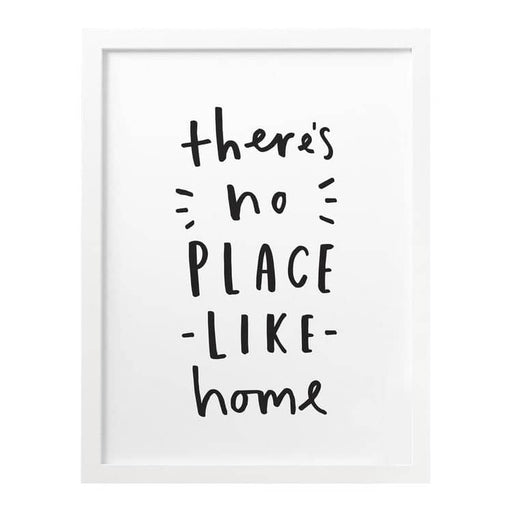 Theres no place like home personalised print