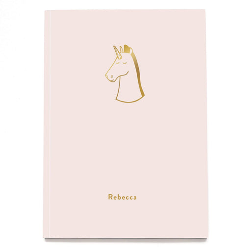 Unicorn Personalised Notebook