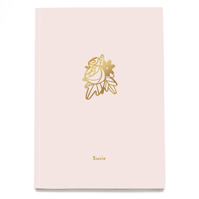 Flowers Personalised Notebook