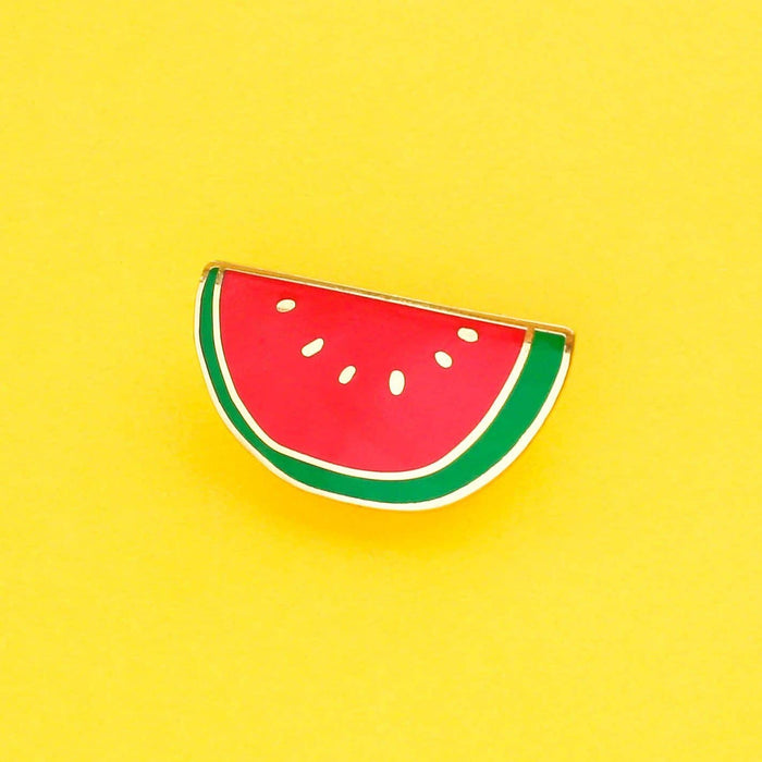 Half Melon Enamel Pin