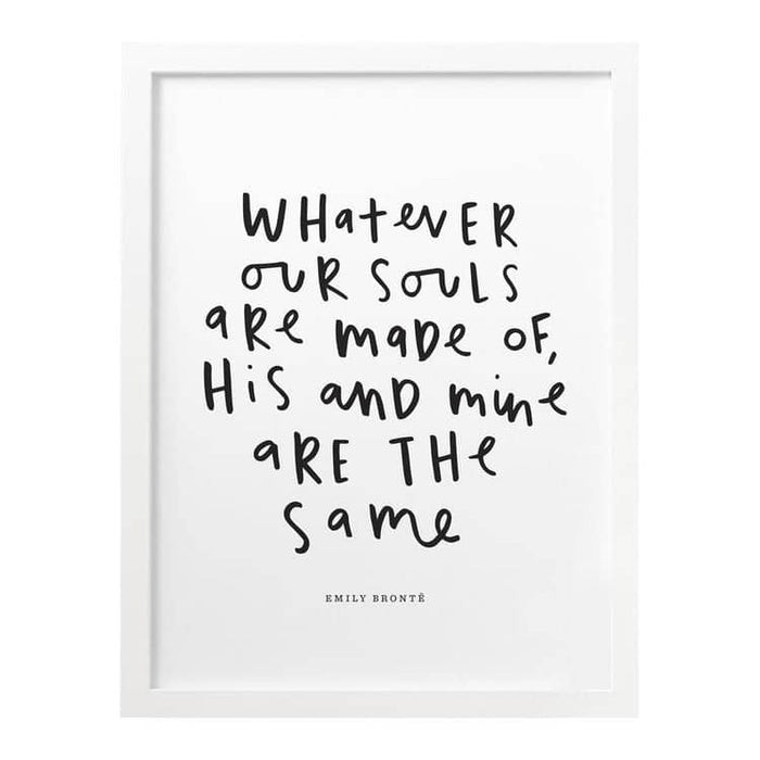 wuthering heights quote print