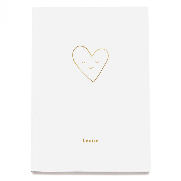 Smiling Heart Personalised Notebook
