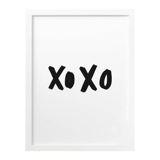 xoxo typography print